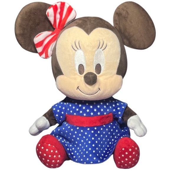Disney Minnie Mouse Plush USA Changi Singapore Airport Stuffed Animal Rare Color - Picture 1 of 14